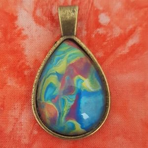 Handmade Teardrop Pendant Necklace